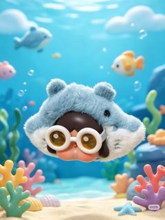 (LAST ONE) WTS Crybaby Cry Me An Ocean The Manta Ray Plush Pendant