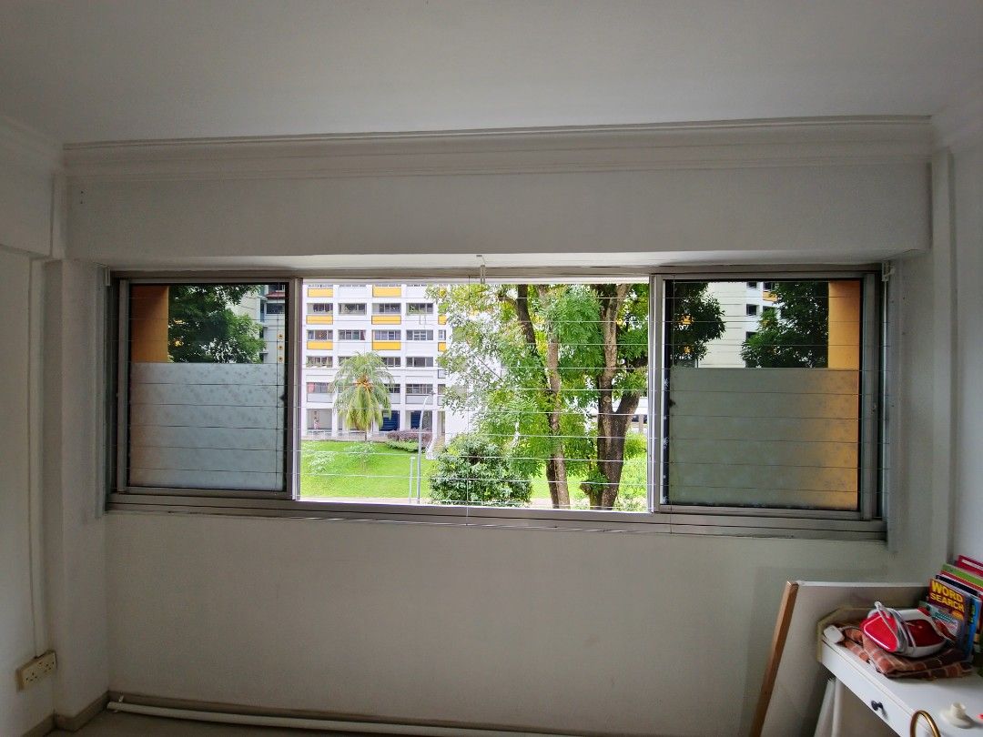 Window Grilles(Invisible grilles) (Category: Home Improvement Tools & Accessories) located in Singapore. Submitted by imranahamm71703 (Listing ID 1446461279, Image 1). Description: Invisible grills provide a modern, safe, and stylish solution for protecting balconies, windows, and service yards without blocking your view. Made from high-tensile stainless steel cables with a protective nylon coating, they offer excellent strength, durability, and 