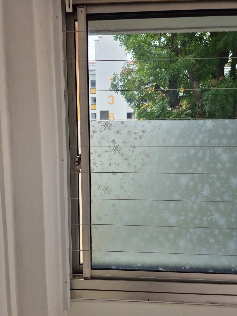 Window Grilles(Invisible grilles) (Category: Home Improvement Tools & Accessories) located in Singapore. Submitted by imranahamm71703 (Listing ID 1446461279, Image 6). Description: Invisible grills provide a modern, safe, and stylish solution for protecting balconies, windows, and service yards without blocking your view. Made from high-tensile stainless steel cables with a protective nylon coating, they offer excellent strength, durability, and 