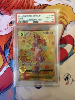 One Piece OP09 JP Nami SP PSA 10