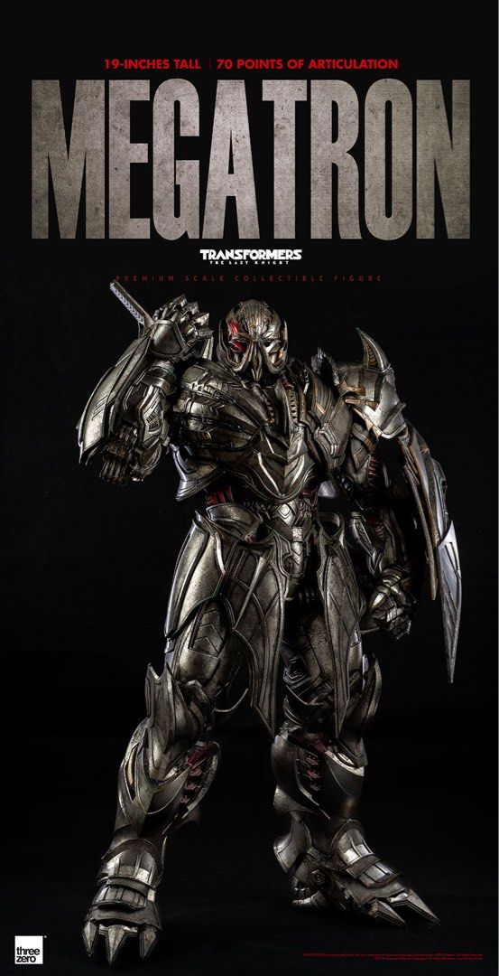 ThreeZero Transformers The Last Knight Optimus Prime & Megatron Deluxe Edition (Category: Toy Figures) located in Singapore. Submitted by eternalgene (Listing ID 1446555196, Image 5). Description: Optimus Prime was opened to inspect then placed back in box, Megatron still sealed in box. Both figures were not displayed before. Streamlining collection due to space constraints. Due to bulky box, only self collection is available..