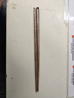 Vintage Engraved silverl Chopsticks
