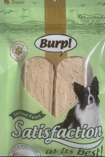 Burp! Seafood Feast Dog Treats - Satisfaction at its best!