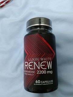 Luxxe White Renew Glutathione 2200mg Pure Barley 60 Capsules