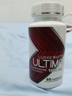 LUXXE WHITE ULTIMA Glutathione + Collagen 1400mg 60 Capsules