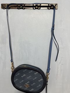 Coach Signature Horse and Carriage Denim Crossbody Bag