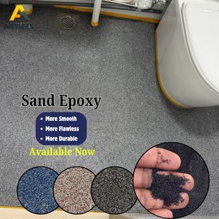 Sand Epoxy | Flakes Epoxy | Pebbles Epoxy | Toilet floor flakes | Kitchen floor epoxy paint | Epoxy paint | Epoxy painting | Epoxy flakes |Anti slip floor |Toilet floor renovation | Toilet walls and floor flakes epoxy | Flex