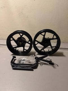 Xmax Rim and Sidestand Mainstand Set