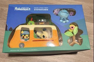 Pokemon Road Trip – Have A Pika Trip! Plush Set (2025) – Brand New Sealed