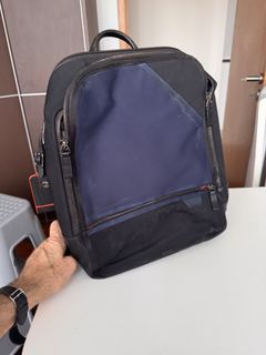 TUMI Alpha Bravo Backpack with Leather Trim