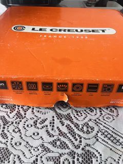 Le Creuset enamel cast iron skillet