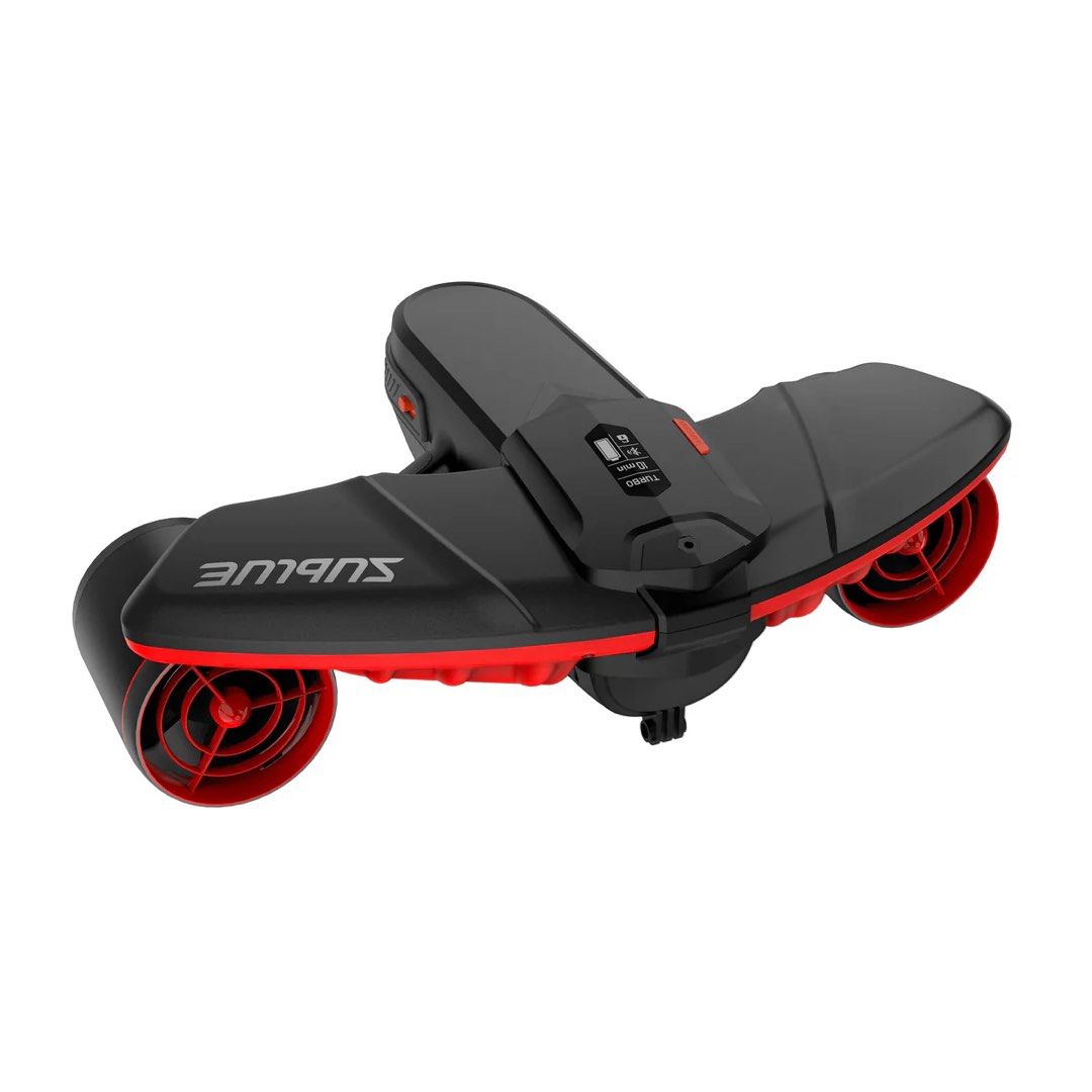 Sublue Navbow Next Generation Underwater Scooter - Flame Red (Category: Other Sports Equipment and Supplies) located in Singapore. Submitted by tommy2e (Listing ID 1442716597, Image 1). Description: BNIB Sublue underwater scooter. Black and red design. Has a mount for a camera on the front. Great for fun in the water..