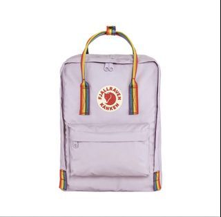 16L Fjallraven Kanken Rainbow Backpack
