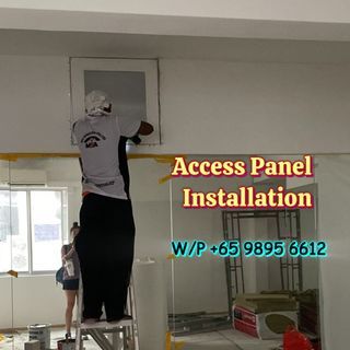 Access panel install/ceiling repair/gypsum repair/false ceiling repair/false ceiling installation/painting service/touch up plaster/full plaster/remove false ceiling/tv wall installation/false wall install/rockwool install/board cutting/contractor
