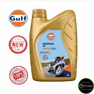 Gulf SynTrac 4T 10W-50 Synthetic Engine Oil 1L