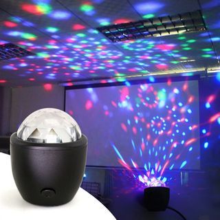 Mini Disco Led Light USB Powered Voice Activated Music Party Atmosphere Projector Ktv Bar Dj Magic Lamp