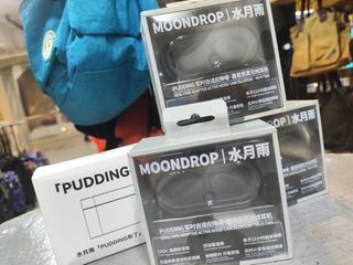 black Moondrop Pudding 10mm Dynamic Driver TWS Earbuds bluetooth 6.0 with original moondrop case