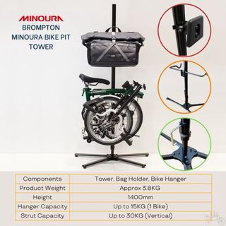 MINOURA Brompton Bike Pit Tower Stand