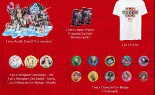 One Piece Film Red Acrylic Stand, T-shirt, Badges, Posters & Cards
