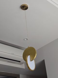 Modern Gold and White Wall Lamp