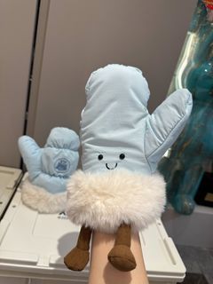 Jellycat Plush Trim Waterproof Outdoor Ski Mittens