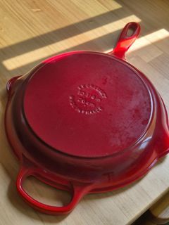 Le Creuset Cast Iron Skillet 10 1/4 inch Red