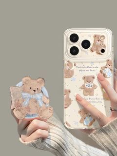 [PRE-ORDER] Casetify Cute Bear Phone Case For iPhone 15 16 17 pro max case Two-in-One Magnetic BreadApple 17promax Phone Case 17pro Double-layer iPhone16promax New iPhone15pro Soft Case 17 Female 16 for iPhone 17 17PROMAX 16 16PRO 15 15PRO case