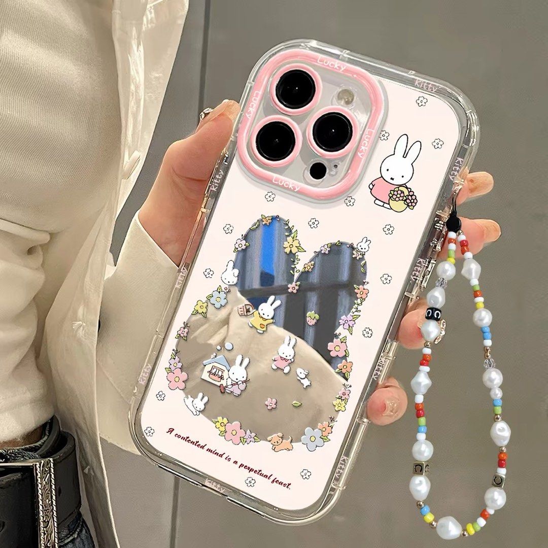 [PRE-ORDER] Casetify Miffy Rabbit Acrylic Magnetic Mirror Phone Case for iPhone 17ProMax 17Air 17Pro 16Pro 15ProMax 14 13 12 11 Shockproof Ultra Thin Phone Case (Category: Cases & Sleeves) located in Singapore. Submitted by cornmaster_ (Listing ID 1449481457, Image 1). Description: I’m - This is a pre-order item. - BUY MORE, GET DISCOUNT. - Order takes about 6-8 days to arrive. - Order will be delivered to your doorstep (preferred). - Meet up is 