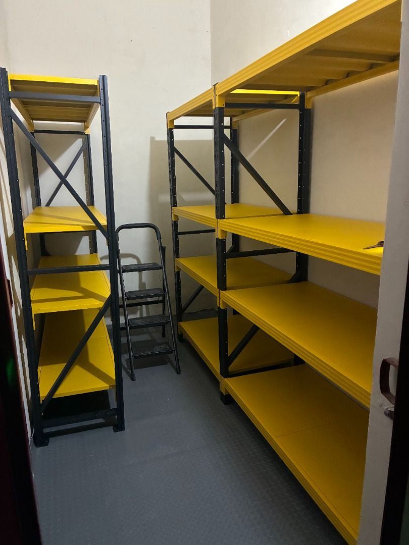 Shelf Storage Iron Shelves Warehouse Shelves Storage Shelves Storage Shelves Household Multi layer Shelves Display Shelves Goods Shelves Iron Shelves (Category: Shelves, Cabinets & Racks) located in Singapore. Submitted by klrahuhlsa67547 (Listing ID 1449390571, Image 4). Description: "Including delivery and installation services 🔥 Powerful. Strong. Easy to install. Provide us with your floor plan or measurements and we will have a quote ready f