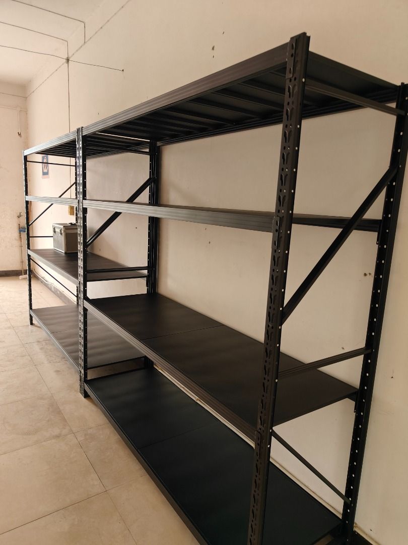 Shelf Storage Iron Shelves Warehouse Shelves Storage Shelves Storage Shelves Household Multi layer Shelves Display Shelves Goods Shelves Iron Shelves (Category: Shelves, Cabinets & Racks) located in Singapore. Submitted by klrahuhlsa67547 (Listing ID 1449390571, Image 8). Description: "Including delivery and installation services 🔥 Powerful. Strong. Easy to install. Provide us with your floor plan or measurements and we will have a quote ready f