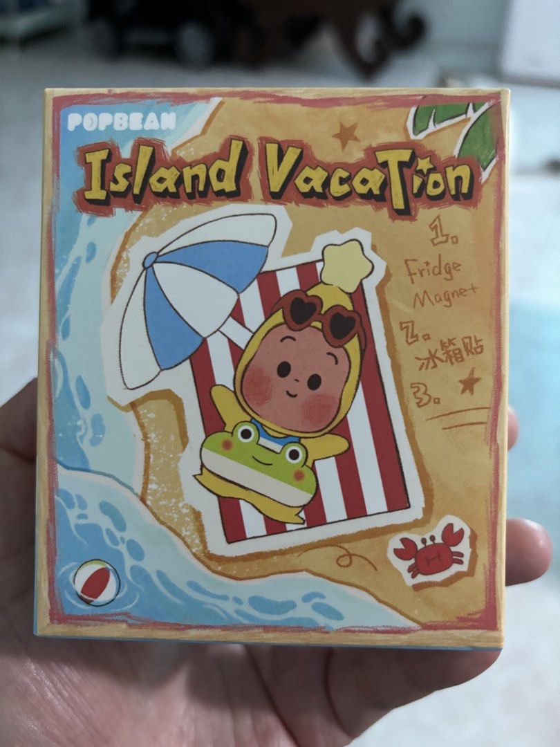 POP MART POPBEAN Island Vacation Fridge Magnet (Category: Designer & Blind Box Toys) located in Singapore. Submitted by eimny21 (Listing ID 1449534284, Image 2). Description: - POP MART POPBEAN Island Vacation Series Fridge Magnet - Design: Shark Dive - Condition: Brand new, comes in original box - WTT for Twinkle twinkle of the same series. .