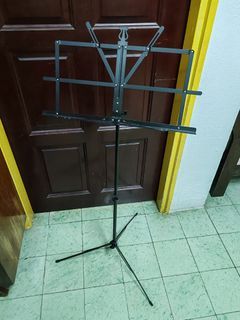 Black Folding Music Stand with Bag