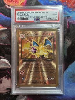 PSA 9 2021 Pokemon Celebrations Metal Charizard Ultra-Premium Collection Card