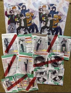 Windbreaker ichiban kuji acrylic standee keychain badge