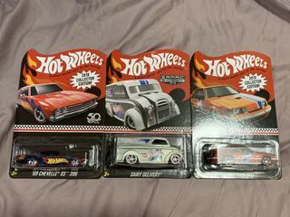 Hot Wheels Collector Edition 2018 ‘69 Chevelle SS 396 2019 Zamac Dairy Delivery 2019 ‘84 Mustang SVO Hotwheels