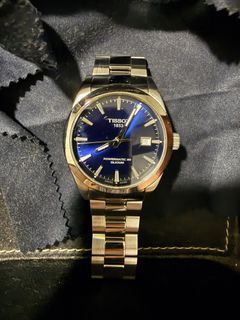 Tissot Powermatic 80 Silicium Blue Dial Men's Watch