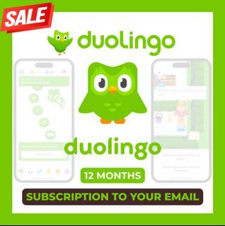 Duolingo Super/Plus Gift Card | 6 or 12 Months Access