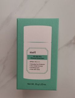 Klairs tone up all days mineral sunscreen sun block sunblock sun care serum ultra light with natural skin tone up i'm from