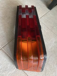 Mercedes benz w201 190e Pair of Vintage Car Tail Lights - Red and Amber