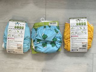 Moo Moo Kow Reg-Dry Cloth Diapers (3 pcs)