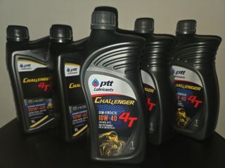 (READY STOCK) PTT Challenger 4T Semi-Synthetic 10W-40 Motorcycle Engine Oil