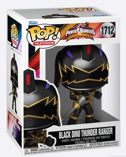 [PRE-ORDER | FREE DELIVERY] Funko POP! Television: Power Rangers – Black Dino Thunder Ranger #1712