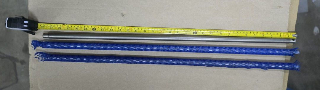 Aluminum plate coating rod