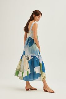 Our Second Nature (OSN) La Risa Cotton Tiered Dress