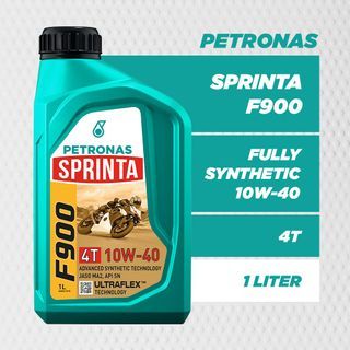Petronas Sprinta F900 10w40 10w50 4T Engine Oil Change