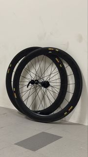 Mavic Cosmic CXR60 carbon wheelset for fixie road roadie time trial fixed gear bike single speed track bicycle