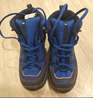 (Used) Decathlon Waterproof Hiking Shoes (Boy)