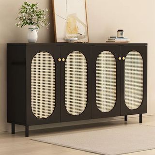 Shoe Cabinet White，Black Shoe Shelf/Household Storage Cabinet (Free Install🚚) Shoe Ark Shoe Rack