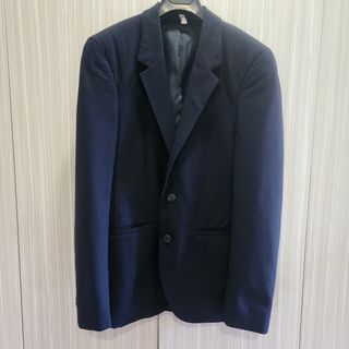 TOPMAN Navy Textured Blazer Jacket