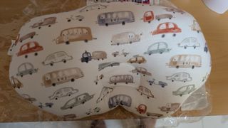 Baby Pillow with Cute Car Print